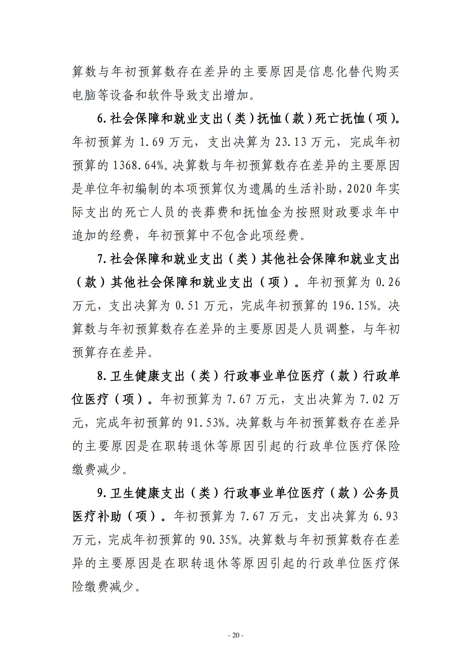 2020年度新乡市友谊路干休所决算公开说明_19
