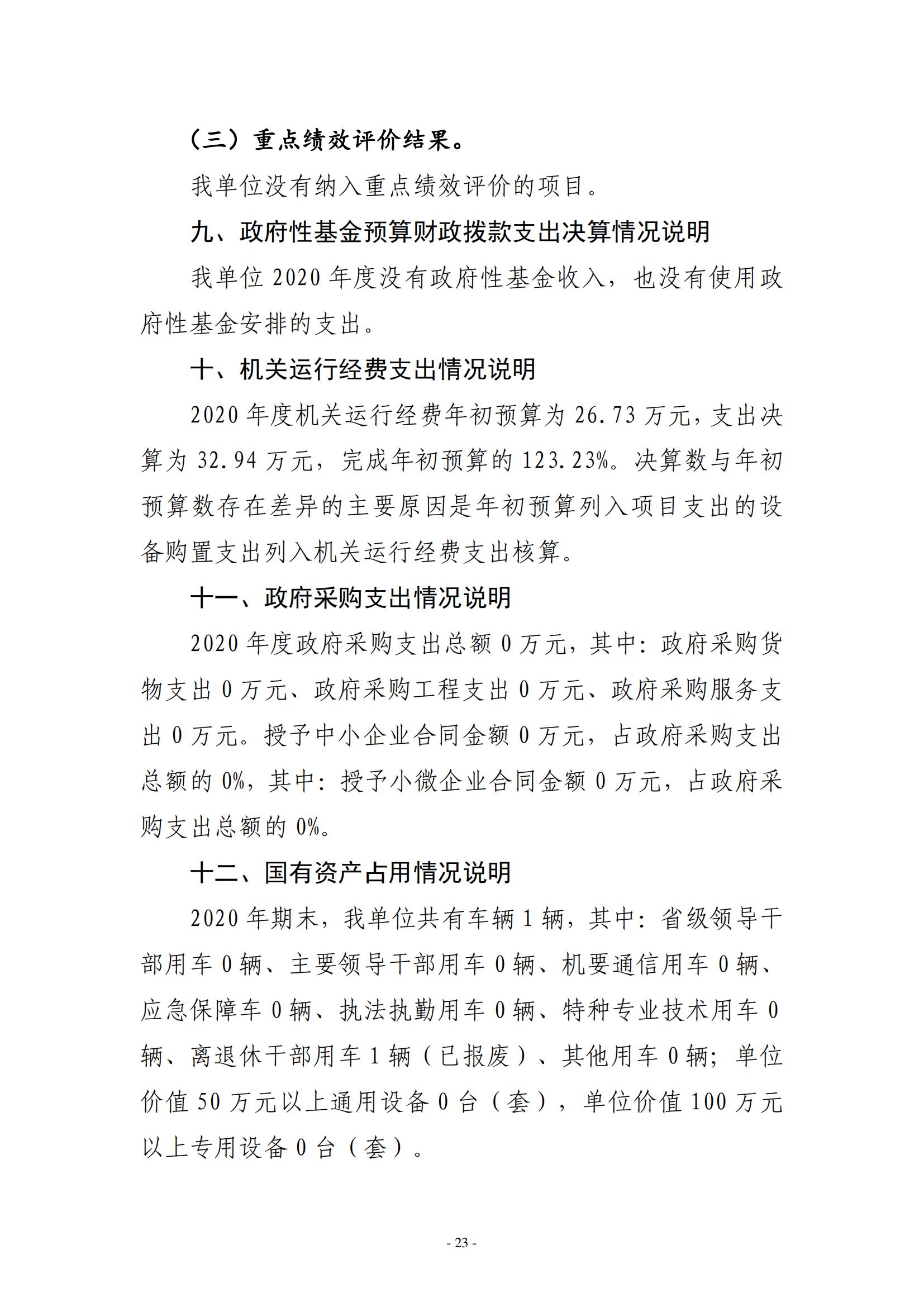 2020年度新乡市友谊路干休所决算公开说明_22