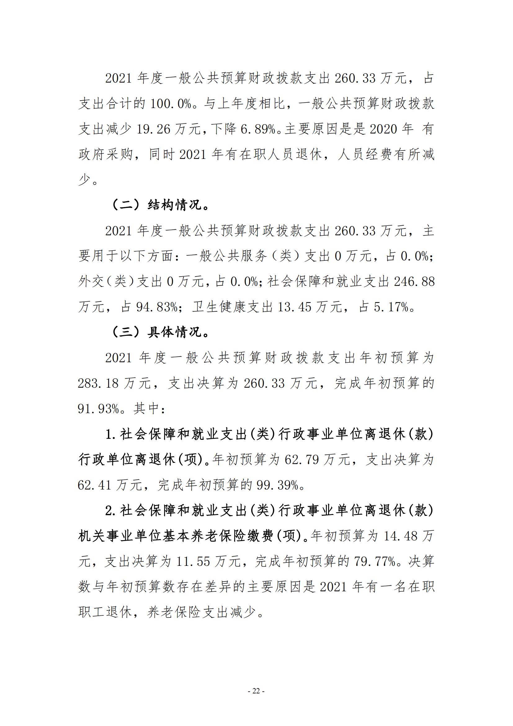 2021年度新乡市干部休养所决算公开说明_21