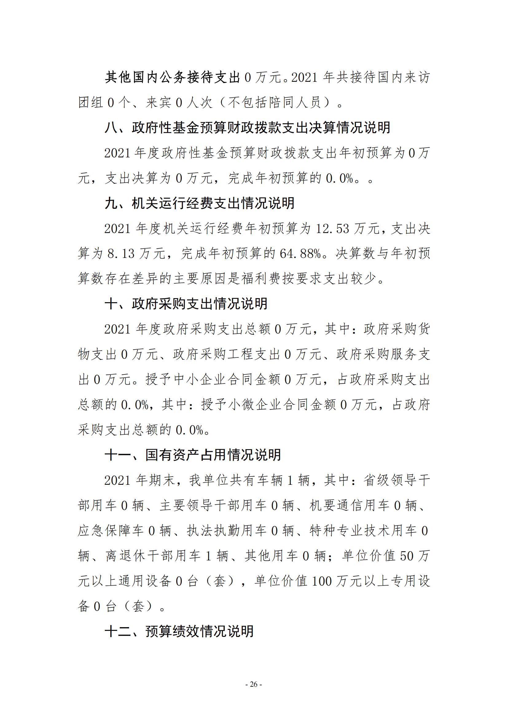 2021年度新乡市干部休养所决算公开说明_25
